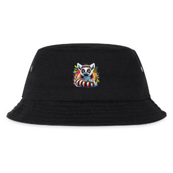 Lemur - Kids’ Bucket Hat - black - Front
