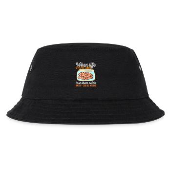 Keks essen Kekse statt Teig Keks - Kinder Bucket Hat - Schwarz - Vorne