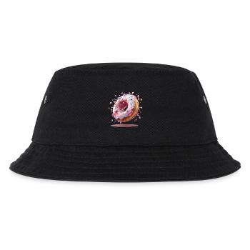 Realist donut with sprinkles - Kids’ Bucket Hat - black - Front