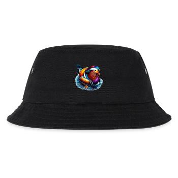 Mandarin duck - Kids’ Bucket Hat - black - Front