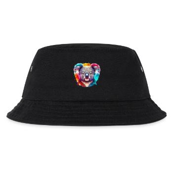 Koala - Kinder Bucket Hat - Schwarz - Vorne