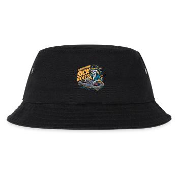 Kranke Beats fallen lassen - Kinder Bucket Hat - Schwarz - Vorne