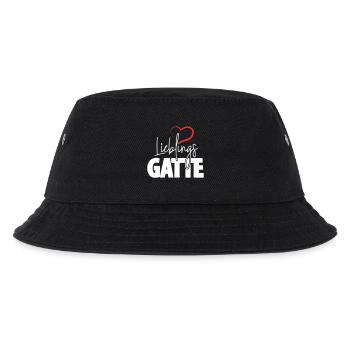 Lieblingsgatte - Kinder Bucket Hat - Schwarz - Vorne