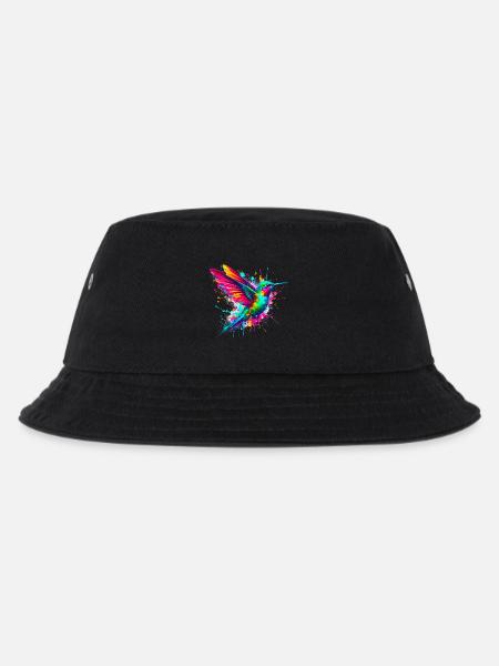 Kolibri - Kinder Bucket Hat - Schwarz