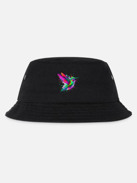 Kolibri - Kinder Bucket Hat - Schwarz
