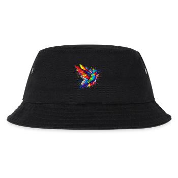 Kolibri - Kinder Bucket Hat - Schwarz - Vorne