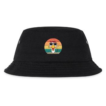 Gans - Kinder Bucket Hat - Schwarz - Vorne