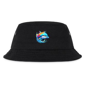 Delfin - Kinder Bucket Hat - Schwarz - Vorne
