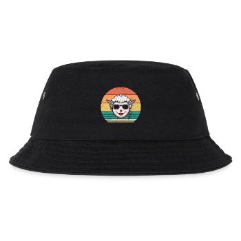 Schäfer Schaf - Kinder Bucket Hat - Schwarz - Vorne