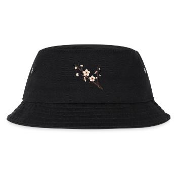 Plum blossom branch – delicate elegance in spring - Kids’ Bucket Hat - black - Front