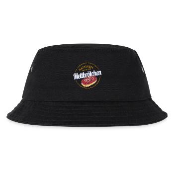 Mettbrötchen Onion Vintage Hackepeter Buns - Kids’ Bucket Hat - black - Front