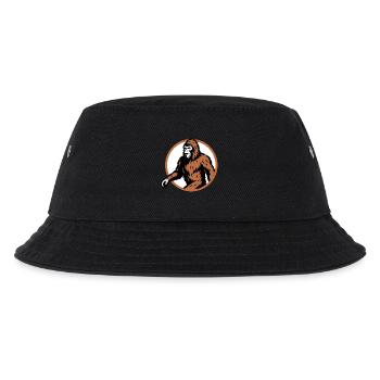 Bigfoot mysteriöse kryptische Kreaturenkunst - Kinder Bucket Hat - Schwarz - Vorne