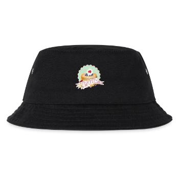 Charmantes Pancake-Motiv mit Sahne und Beeren - Kinder Bucket Hat - Schwarz - Vorne