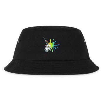 Crâne de licorne et explosion multicolore - Bob Enfant - noir - Devant