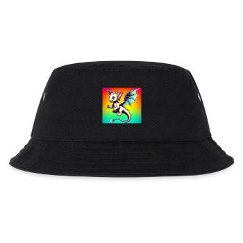dragon - Kids’ Bucket Hat - black - Front