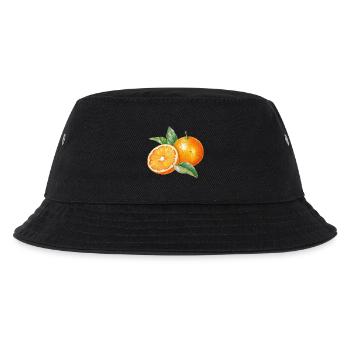 Aquarelle fruits orange avec des feuilles - Bob Enfant - noir - Devant