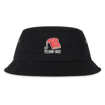 Telephone Book - A book that is also a telephone! - Kids’ Bucket Hat - black - Front