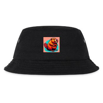 Bieber - Kinder Bucket Hat - Schwarz - Vorne