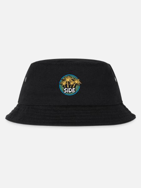 Side - Kinder Bucket Hat - Schwarz