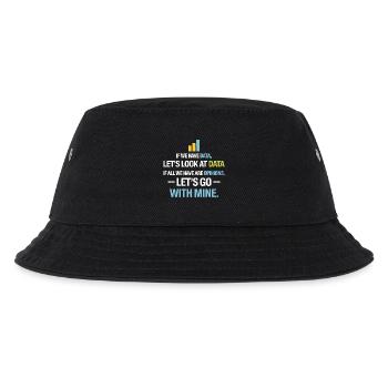Let's Look At Data - Data Science Statistics Data - Kids’ Bucket Hat - black - Front