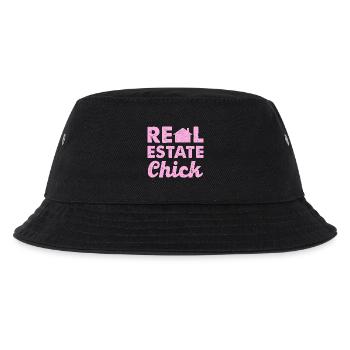 Real Estate Chic - Kinder Bucket Hat - Schwarz - Vorne