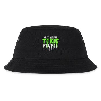 No Time Toxic People Boundaries Self Care Saying - Kids’ Bucket Hat - black - Front
