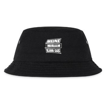 Miriam Miriam - Kinder Bucket Hat - Schwarz - Vorne