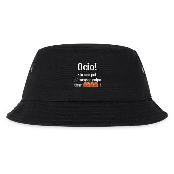 Ein lustiger, typischer venezianischer Ausdruck - Kinder Bucket Hat - Schwarz - Vorne