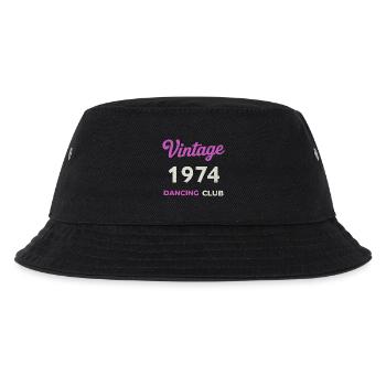 Vintage 1974 – Dancing Club Retro Birth Year - Kids’ Bucket Hat - black - Front