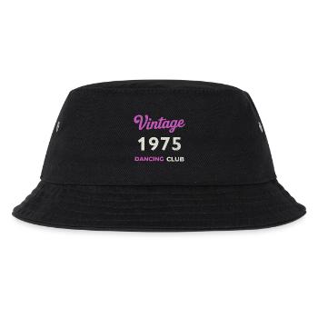 Vintage 1975 – Dancing Club Retro Geburtsjahr - Kinder Bucket Hat - Schwarz - Vorne