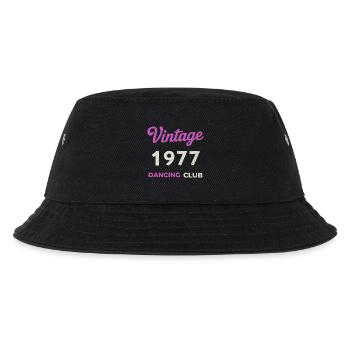 Vintage 1977 – Dancing Club Retro Birth Year - Kids’ Bucket Hat - black - Front
