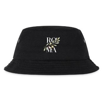 ROMA – Olive Branch - Kinder Bucket Hat - Schwarz - Vorne