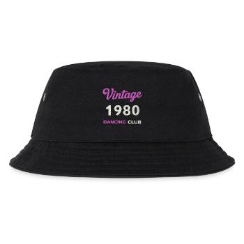 Vintage 1980 – Dancing Club Retro Birth Year - Kids’ Bucket Hat - black - Front
