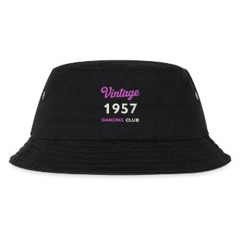 Vintage 1957 – Dancing Club Retro Birth Year - Kids’ Bucket Hat - black - Front
