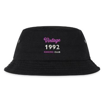 Vintage 1992 – Dancing Club Retro Geburtsjahr - Kinder Bucket Hat - Schwarz - Vorne