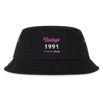 Vintage 1991 – Dancing Club Retro Birth Year - Kids’ Bucket Hat - black - Front