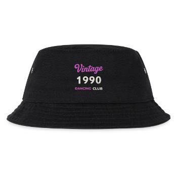 Vintage 1990 – Dancing Club Retro Birth Year - Kids’ Bucket Hat - black - Front