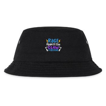 Funny Rage Against The Claw Machine Arcade Art - Kinder Bucket Hat - Schwarz - Vorne