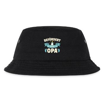 Promoted to grandpa - Kids’ Bucket Hat - black - Front