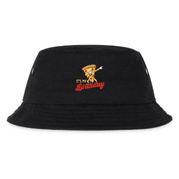 Es ist meine Geburtstags-Dabbing-Pizza-Witzparty. - Kinder Bucket Hat - Schwarz - Vorne