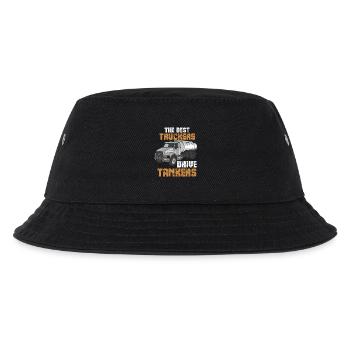 Truckers and Tankers Professional Driver Design - Kinder Bucket Hat - Schwarz - Vorne