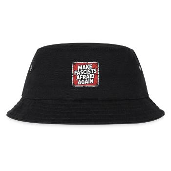 Make Fascist afraid again - Antifascist Merch - Kids’ Bucket Hat - black - Front