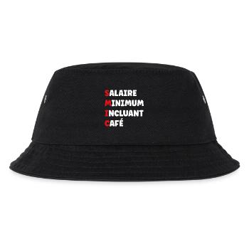 Minimum Wage Including Coffee SMIC - Kids’ Bucket Hat - black - Front