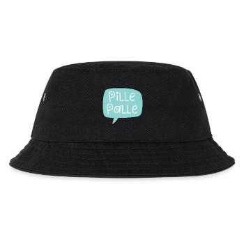 Pille Palle - alles easy Kids - Kinder Bucket Hat - Schwarz - Vorne