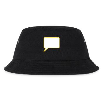 Personalize your own speech bubble comic - Kids’ Bucket Hat - black - Front