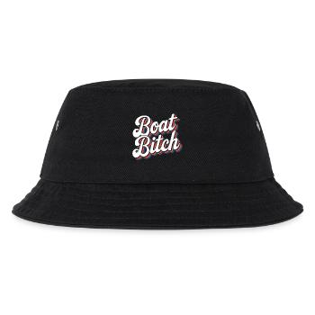Lustige Retro-Bootslebenstypografie - Kinder Bucket Hat - Schwarz - Vorne