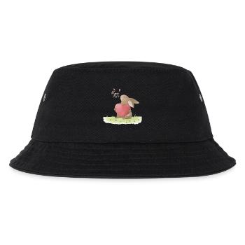 Marriage Proposal Illustration Marry Me Proposal - Kids’ Bucket Hat - black - Front