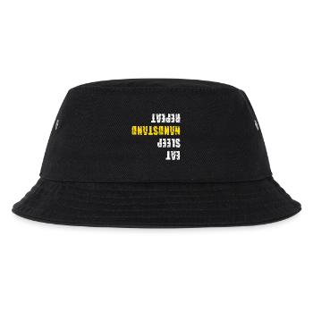 Eat Sleep Handstand Repeat Gymnastics - Kids’ Bucket Hat - black - Front