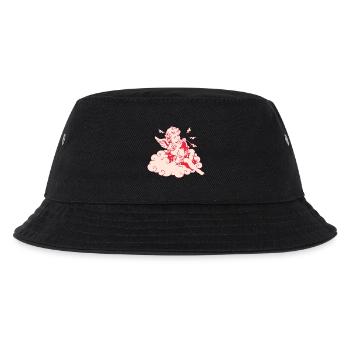 Wütender Gaming Cherub – Lag Blitze - Kinder Bucket Hat - Schwarz - Vorne