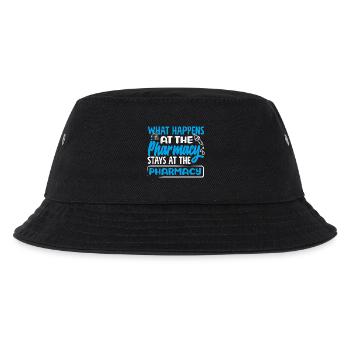 What happens in the pharmacy Pharmacy technician - Kids’ Bucket Hat - black - Front